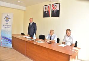 YAP Ağstafa rayon təşkilatının Ərazi Partiya Təşkilatında hesabat-seçki yığıncağı keçirilib