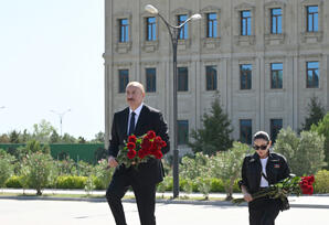 Prezident İlham Əliyev Hərbi Dəniz Qüvvələrində olub  - FOTOLAR