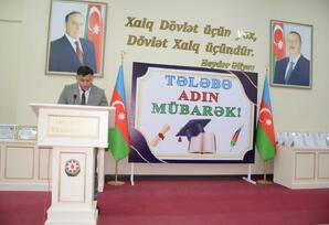 Tərtərdə tələbə adını qazanmış gənclərlə görüş keçirilib - FOTOLAR