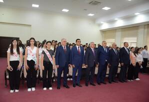 Tərtərdə tələbə adını qazanmış gənclərlə görüş keçirilib - FOTOLAR