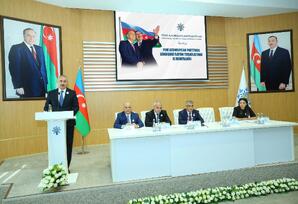 YAP Binəqədi rayon təşkilatının XI konfransı keçirilib - FOTOLAR