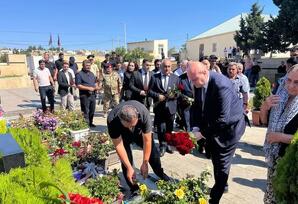 Şəhid Fərid Quliyevin ildönümü ilə əlaqədar anım mərasimi keçirilib - FOTOLAR