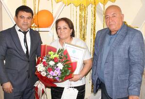 Ağstafada partiya fəalının 65 illik yubileyi münasibətilə tədbir təşkil olunub - FOTOLAR