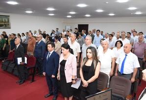 Qaradağ rayonunda Azərbaycanın neft strategiyasına həsr olunan tədbir keçirilib - FOTOLAR
