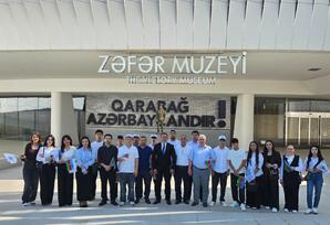 YAP Qaradağ rayonunun gənc fəalları və qazilər Hərb Tarixi Muzeyində və Zəfər Parkında olublar