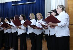 Şəmkirdə Milli Musiqi Günü münasibətilə tədbir keçirilib - FOTO