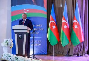 Sabunçu rayonunda “Şanlı Zəfərdən Yeni Zirvələrə” adlı tədbir keçirilib - FOTO