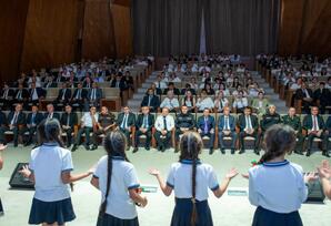Şəmkirdə Dövlət Suverenliyi Gününə həsr olunmuş “Suverenliyə gedən Zəfər yolu” mövzusunda tədbir keçirildi - FOTOLAR