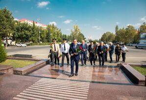 Şəmkirdə Dövlət Suverenliyi Gününə həsr olunmuş “Suverenliyə gedən Zəfər yolu” mövzusunda tədbir keçirildi - FOTOLAR