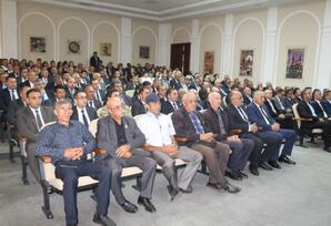 Gədəbəy rayonunda 20 Sentyabr – Dövlət Suverenliyi Gününə həsr olunmuş təntənəli tədbir keçirilib - FOTOLAR