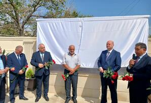 Qaradağ rayonunun Qobustan qəsəbəsində şəhid Ərzulla Həsənlinin xatirəsi anılıb - FOTOLAR
