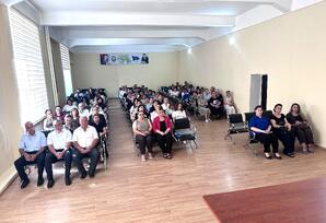 “Xalqa layiqli xidmət” mövzusunda YAP fəalları ilə maarifləndirici görüş keçirilib - FOTO