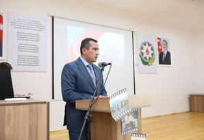Şəmkirdə Anım Gününə həsr olunmuş “Zəfərə aparan qəhrəmanlıq yolu” mövzusunda tədbir keçirildi - FOTO