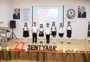 Şəmkirdə Anım Gününə həsr olunmuş “Zəfərə aparan qəhrəmanlıq yolu” mövzusunda tədbir keçirildi - FOTO