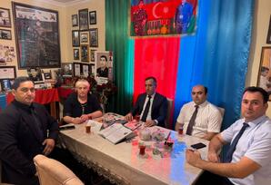 YAP Xocavənd rayon təşkilatının nümayəndələri şəhid ailələrini ziyarət ediblər - FOTOLAR