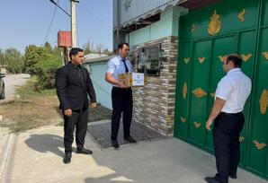 YAP Xocavənd rayon təşkilatının nümayəndələri şəhid ailələrini ziyarət ediblər - FOTOLAR