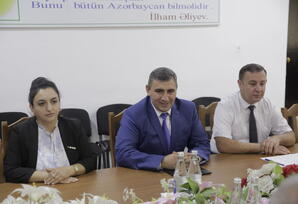 Şəmkirdə partiya veteranları ilə görüş keçirilib - FOTOLAR
