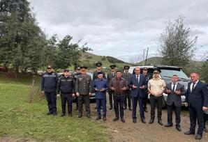 Gədəbəydə şəhid Tofiq  Həsənovun məzarı  ziyarət edilib - FOTOLAR