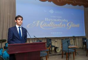NDU-da Beynəlxalq Müəllimlər Günü qeyd olunub