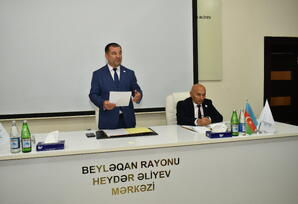 Yeni Azərbaycan Partiyası Beyləqan rayon təşkilatında müşavirə keçirildi - FOTOLAR