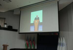YAP Gəncə şəhər təşkilatında partiyanın VIII Qurultayında Prezident İlham Əliyevin çıxışından irəli gələn vəzifələrə dair tədbir keçirilib - FOTOLAR