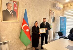 YAP Kəlbəcər rayon təşkilatında 5 Oktyabr – Beynəlxalq Müəllimlər Günü qeyd olunub - FOTOLAR