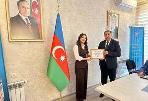 YAP Kəlbəcər rayon təşkilatında 5 Oktyabr – Beynəlxalq Müəllimlər Günü qeyd olunub - FOTOLAR