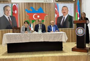 YAP-ın VIII Qurultayında müəyyənləşdirilən yeni hədəflər Lənkəranda müzakirə olunub - FOTOLAR