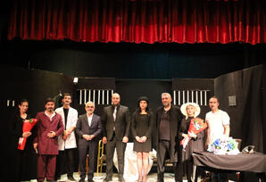 Naxçıvanda Ərzurum Şəhər Teatrının “Madmazelin pişiyi” tamaşası nümayiş olunub