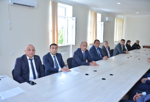 YAP Salyan rayon təşkilatının Statistika İdarəsi ərazi partiya təşkilatında partiya fəalları ilə görüş keçirilib - FOTO