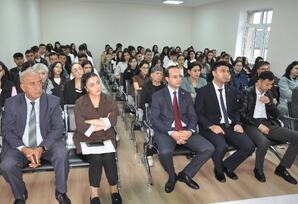 Sabirabad Dövlət Sosial-İqtisadi Kollecində tədbir keçirilib - FOTOLAR