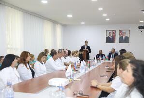 Səhiyyə əməkdaşları YAP-ın VIII Qurultayından irəli gələn vəzifələrin icrasına sadiqdirlər