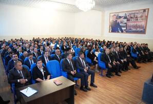 Goranboyda, YAP-ın VIII Qurultayından irəli gələn məsələlərlə bağlı Ərazi Partiya təşkilatlarında görüşlər davam edir