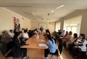 YAP Nərimanov rayon təşkilatının Ərazi Partiya Təşkilatlarında VIII Qurultaydan irəli gələn vəzifələr müzakirə olunub - FOTO