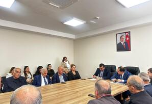 YAP Nərimanov rayon təşkilatının Ərazi Partiya Təşkilatında VIII Qurultaydan irəli gələn məsələlərə həsr olunan görüş keçirilib