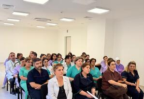 YAP Nərimanov rayon təşkilatının Ərazi Partiya Təşkilatında VIII Qurultayın müəyyən etdiyi hədəflər ətrafında müzakirələr aparılıb