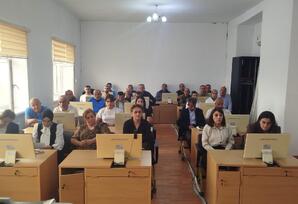 YAP-ın VIII Qurultayında müəyyənləşdirilən vəzifələr Aztelekom MMC-nin Lənkəran şöbəsində müzakirə olunub - FOTO