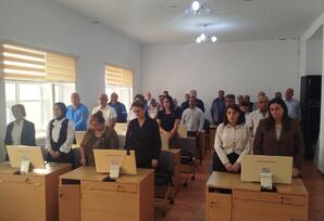YAP-ın VIII Qurultayında müəyyənləşdirilən vəzifələr Aztelekom MMC-nin Lənkəran şöbəsində müzakirə olunub - FOTO