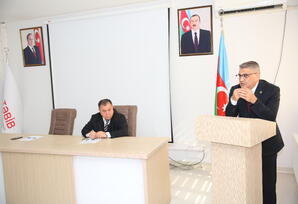 Binəqədi rayon təşkilatının M.Ə.Rəsulzadə qəsəbəsi, Azadlıq prospekti 195 ünvanlı ərazi partiya təşkilatında görüş keçirildi