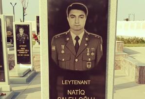 Vətən müharibəsi Şəhidi Baxşəliyev Natiq Saleh oğlunun şəhadət günüdür
