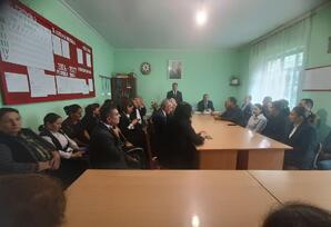 YAP Beyləqan rayon təşkilatı ərazi partiya təşkilatlarında partiya fəalları ilə görüş keçirilib