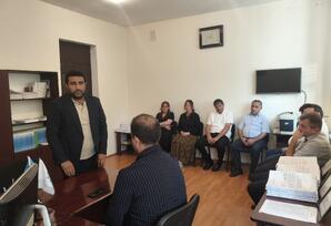 YAP Tərtər rayon təşkilatının Statistika İdarəsi ərazi partiya təşkilatında VIII Qurultaydan irəli gələn vəzifələr müzakirə olunub