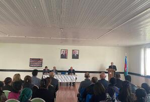 YAP Oğuz rayon təşkilatının ərazi partiya təşkilatlarında tədbirlər davam etdirilir