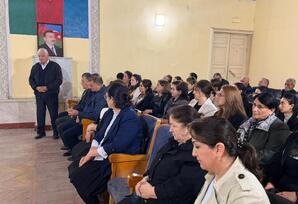 “Qızılağac kənd” Ərazi partiya təşkilatında YAP-ın VIII Qurultayının yekunlarına həsr olunmuş tədbir keçirilir