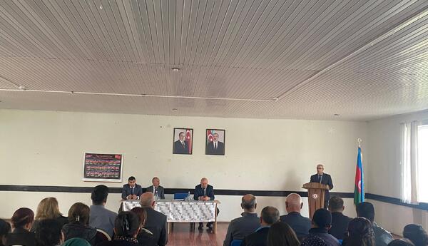 YAP Oğuz rayon təşkilatının ərazi partiya təşkilatlarında tədbirlər davam etdirilir