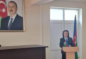 Füzuli rayonda VIII Qurultaydan irəli gələn vəzifələrə həsr olunmuş müşavirə keçirilib - FOTOLAR