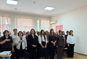 Nəsimi rayonunda VIII Qurultayın strateji hədəfləri və qarşıda duran vəzifələr müzakirə edilib - FOTO