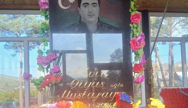 Şəhid Elvin Mustafayevin xatirəsi anıldı
