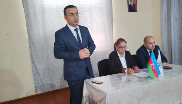 Ağdaşda partiya fəalları ilə VIII Qurultayın strateji hədəfləri müzakirə edilib