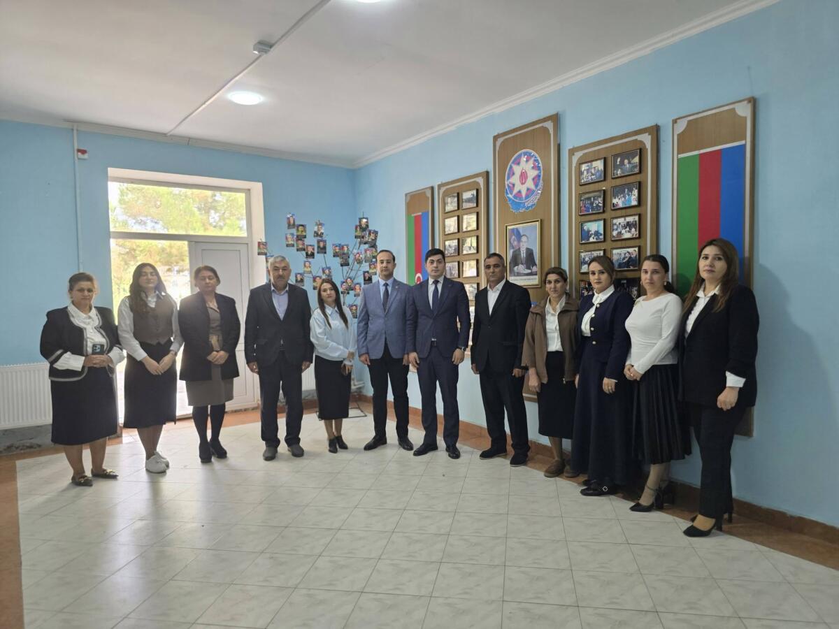 Yeni Azərbaycan Partiyası Sabirabad rayon təşkilatı Əsgərbəyli kəndində yığıncaq keçirilib xəbəri üçün şəkil